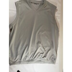 Nike Golf Dri-FIT Vest Sleeveless Pullover‎ Athletic Gray XL
